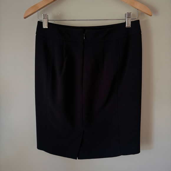 LOFT Petite Pencil Skirt Black 4P Above-the-Knee Classic Workwear - Picture 4 of 11
